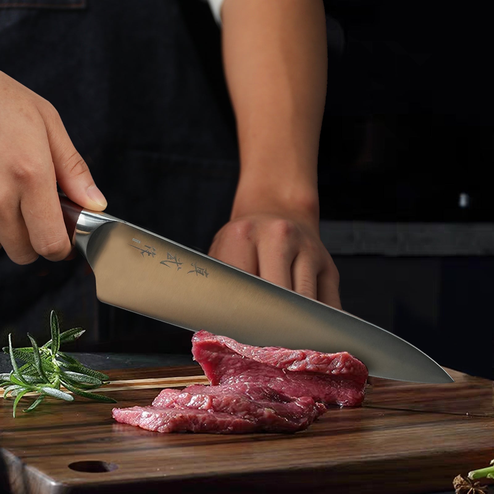 Meat cutting knife