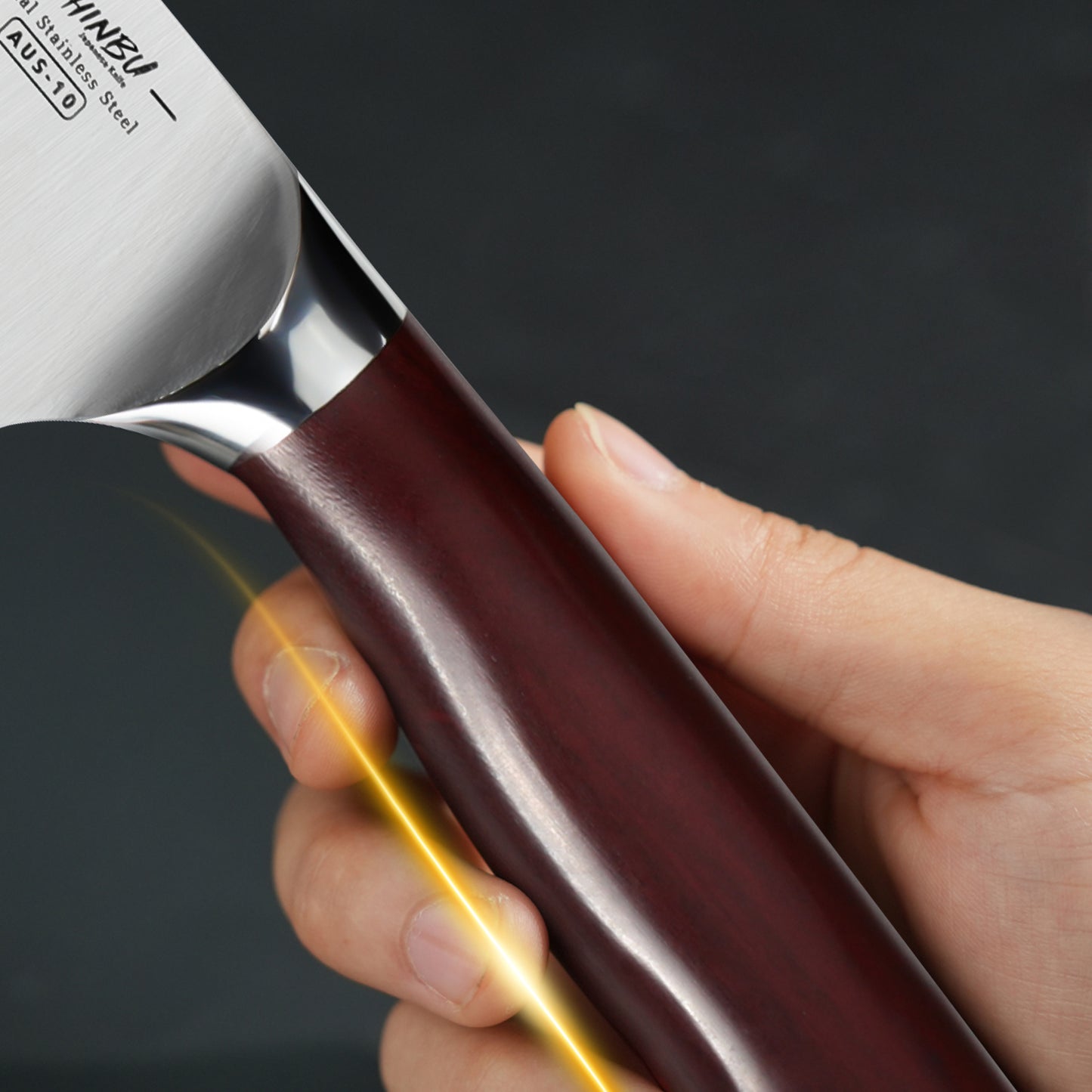 wood handle knife